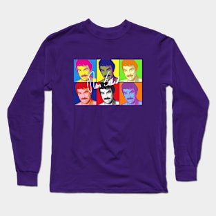 Tom Selleck Popart Long Sleeve T-Shirt